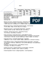 Statement of Equivalent Production