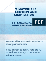 Elt Materials Selection and Adaptation Melaka