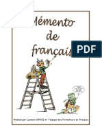 Memento Francais PDF