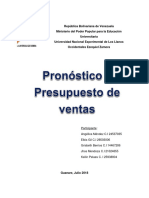 Presupuesto de Ventas