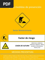 Riesgos y Medidas de Prevención Sector Mantenimiento