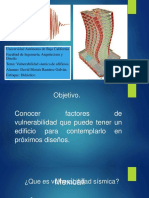 Vulnerabilidad Sismica de Edificios