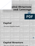 Capital Structure and Leverage