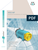 WSG-MF: Gearless Synchronous Lift Machine