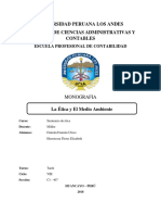 MONOGRAFIA Etica y Medio Ambiente