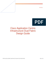 Cisco Application Centric Infrastructure Dual-Fabric Design Guide