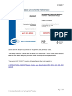 Design Documents Referenced: Api Pip 686 ACI 351.3R-04