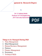 Research Methodology Time Management JUNE 2018