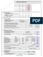 Design of Retaining Wall: 1 Preliminary Data