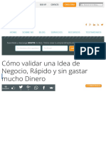 Cómo Validar Una Idea de Negocio Sin Gastar Mucho Dinero-1 PDF