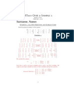 Mt210 Quiz 2 Sample 1 Surname, Name:: Question 1. 1.2 Row Reduction and Echelon Form