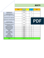 Matriz Seleccion de Pais