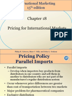 Pricing For International Markets