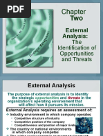 External Analysis:: The Identification of Opportunities and Threats