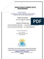 Eddy Current Based Turbine Speed Measurement: Bachelor of Technology