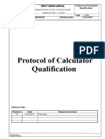 Protocol of Calculator Qualification: Next Wave (India)