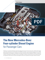 The New Mercedes Benz Four Cylinder Diesel Engine For Passenger Cars