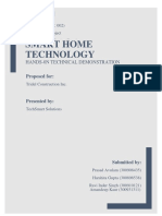 Smart Home Technology: Hands-0N Technical Demonstration