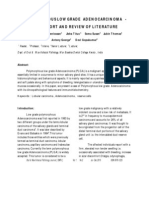 Polymorphous Low Grade Adenocarcinoma - Case Report and Review of Literature