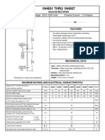 1N4001 THRU 1N4007: Reverse Voltage - 50 To 1000 Volts Forward Current - 1.0 Ampere