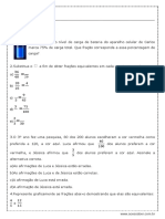 Questões Frações Turma 6 Ano Primeira Fase