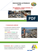 Tema 6. Contaminación Ambiental y Manejo de RR SS