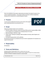 Procedure For Control of Engineering Drawing