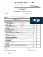 Evaluation Work Immersion 1