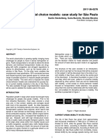 A Review of Modal Choice Models: Case Study For S Ao Paulo: Danilo Steckelberg, Guira Barretto, Nicol As Morales