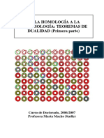 De La Homología A La Cohomología PDF