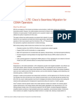 Evolving To LTE: Cisco's Seamless Migration For CDMA Operators