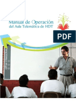 Manual de Operación Del Aula Telemática HDT