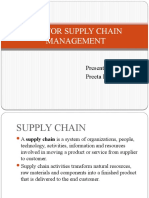 Sap For Supply Chain Management: Presented By-Preeta Hate