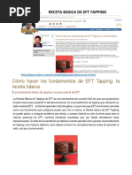 01.1.1.1. Receta Basica de Eft Tapping