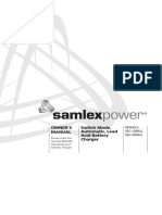 Owner'S Manual Switch Mode, Automatic, Lead Acid Battery Charger