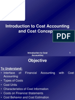 Introduction To Cost Accounting and Cost Concepts - Gnlu