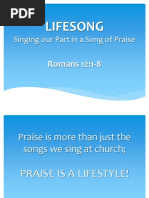 Lifesong: Singing Our Part in A Song of Praise