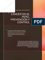 Cáncer en El Perú, Prevencion y Control