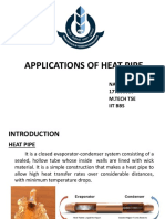 Applications of Heat Pipe