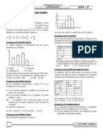 Exames Ordinario y Cepru (Estadistica)