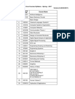 UG Core Courses