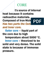 Has Two Parts The Outer Core and Inner Core