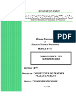 M05 - Connaissance Des Mathématiques - BTP-TSCTTP - 2