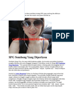 SPG Sombong Yang Diperkosa