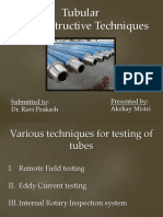 Tubulars NDT Technique