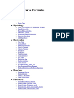 Horizontal Curve Formulas