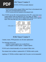 8-Bit Timer/Counter 0: 32Khz Crystal