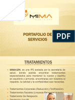 Portafolio de Servicios Centro de Estética