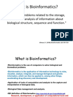 1 What Is Bioinformatics