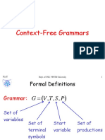 Context Free Grammars